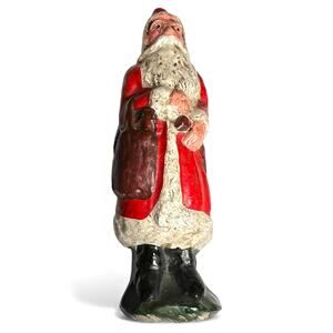 Vintage Antique old world Santa Christmas primitive folk art figurine statue